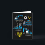 Kids Hanukkah Construction Trucks Chanukah Boys Ki Card<br><div class="desc">Kids Hanukkah Construction Trucks Chanukah Boys Kids Toddlers</div>