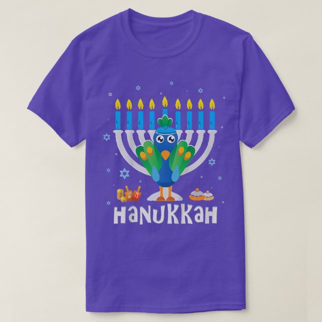Kids Hanukkah Pajamas for Kids Boys Girls Jewish P T-Shirt (Design Front)