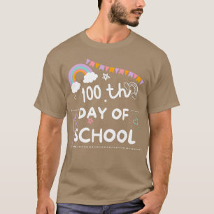 kids Happy 100 Th Day Of School Sticker T-Shirt