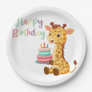 Kids Happy Birthday Paper Plates