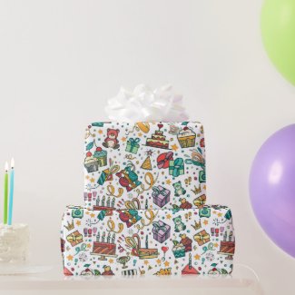 Kids Happy Birthday  Wrapping Paper