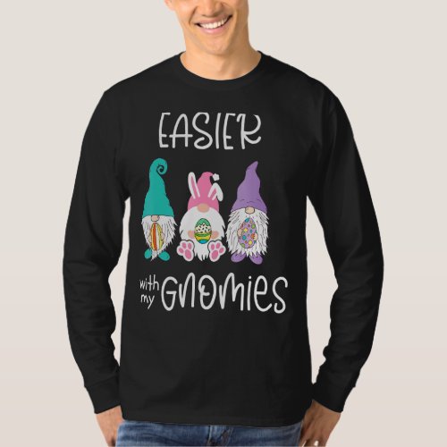 Kids Happy Easter Gnome Bunny Ears Funny Egg Boys  T_Shirt