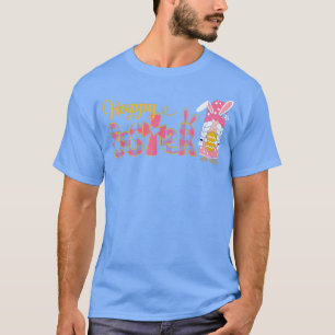 Kids Happy Easter Gnome Bunny Ears Funny Egg Boys T-Shirt