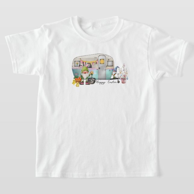 Kids Happy Easter T-Shirt (Laydown)