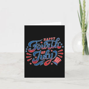 Kids Happy Independence Day 4th Of July Kids Toddl Card