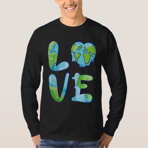 Kids Happy Love Earth Day 2022 Cute Earth  Kids To T_Shirt