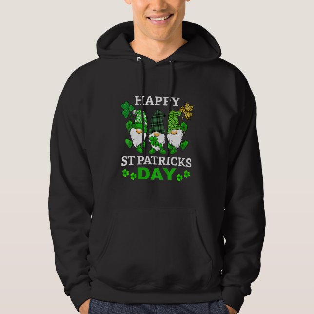 Kids Happy St Gnomex Day Gnome St Patricks Day Tod Hoodie (Front)