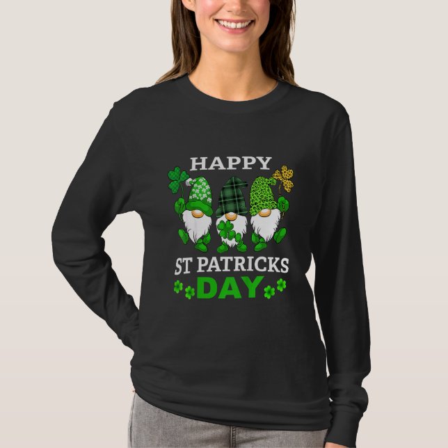 Kids Happy St Gnomex Day Gnome St Patricks Day Tod T-Shirt (Front)