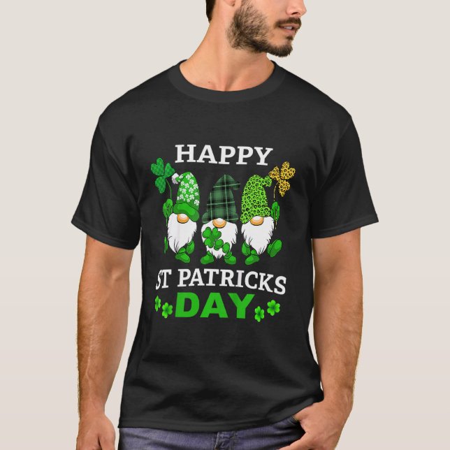 Kids Happy St Gnomex Day Gnome St Patricks Day Tod T-Shirt (Front)
