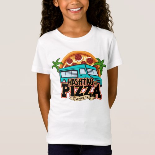 Kids Hashtag Pizza Tshirt