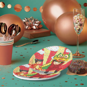 Kids Having Fun Paper Plates