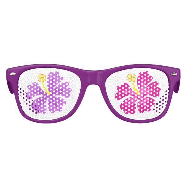 Kids Hawaiian Luau Party Guest Favor Sunglasses (Front)