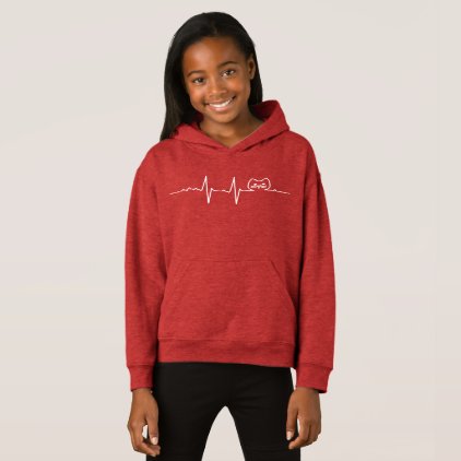 kids heart hoodie