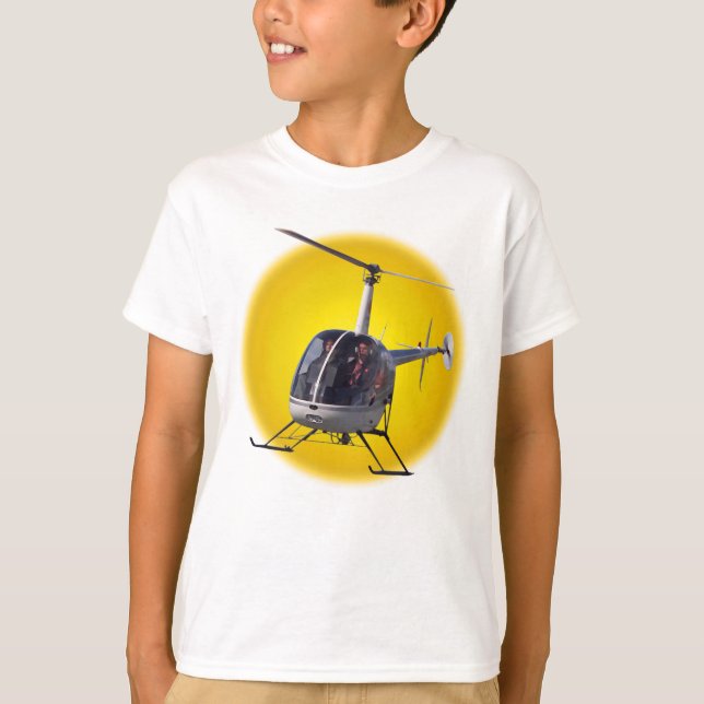 Kid's Helicopter T-shirts Cool Chopper Kid's Top (Front)