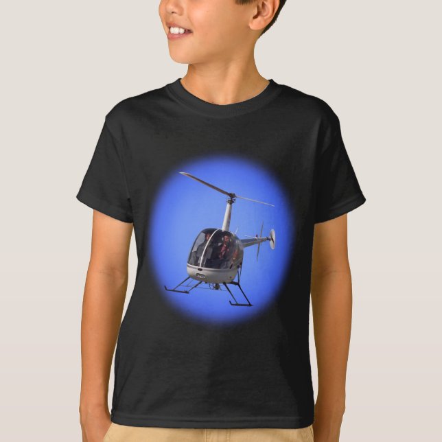 Kid's Helicopter T-shirts Cool Chopper Tees (Front)