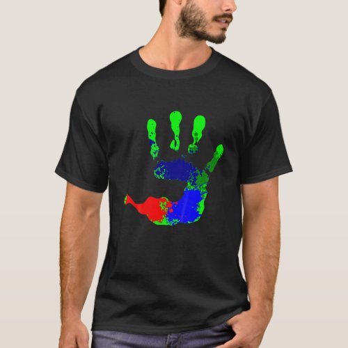 Kids Hi Five _ Boy Girl Hand As Birthday Im 5 T_Shirt