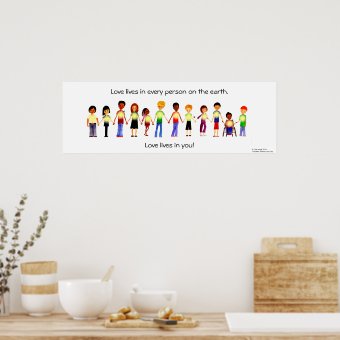 Kids Holding Hands Poster | Zazzle