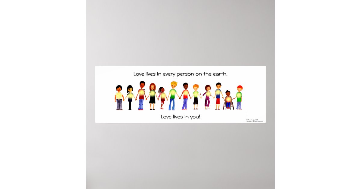 Kids Holding Hands Poster | Zazzle