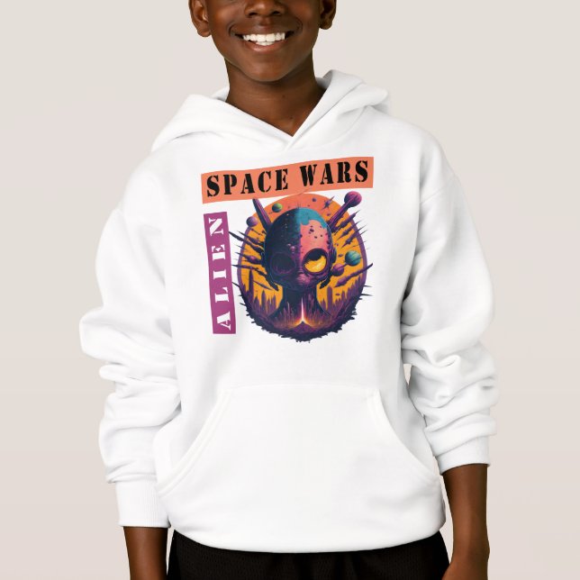 Kids Hoodi Space Design Hoodie (Front)