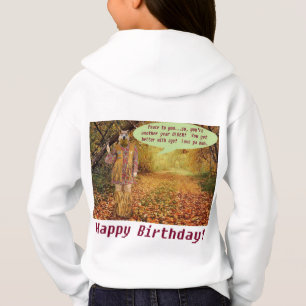 kids hoodie. Happy Birthday. hippie/quokka Hoodie