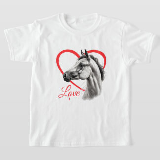 Kid's Horse Love T-Shirt