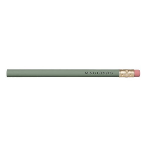 Kids Hunter Green Name Girls Pencil