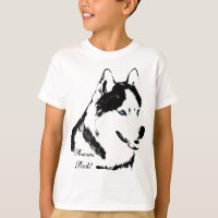 Kid's Husky Shirt Rescue Dog Kid's Husky T-shirts
