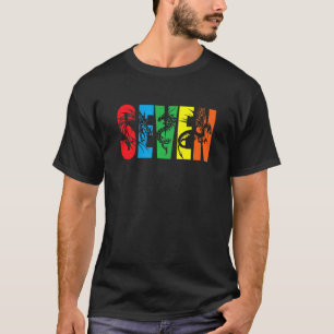 Kids I Am Seven Years Old 7th Birthday Dragon   T-Shirt