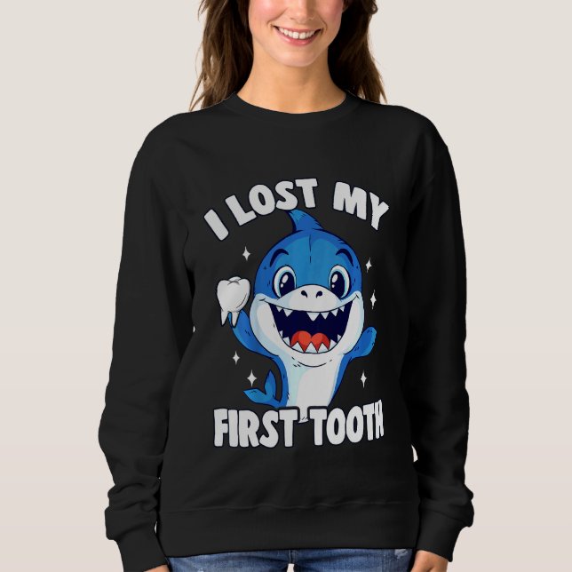 Kids I Lost My First Tooth Boys Tooth Fairy Teeth  Sweatshirt (Front)