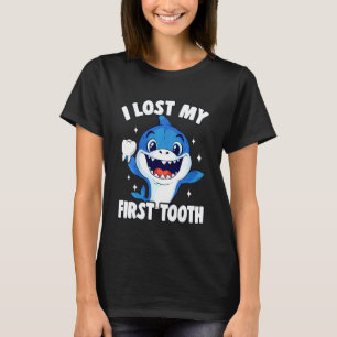 Kids I Lost My First Tooth Boys Tooth Fairy Teeth T-Shirt