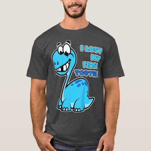 Kids I Lost My First Tooth  Cute Dinosaurs  T_Shirt