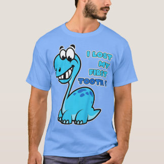 Kids I Lost My First Tooth Cute Dinosaurs T-Shirt