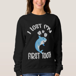 Kids I Lost My First Tooth Fairy Shark Teeth Kids Sweatshirt