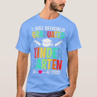 Kids I Officially Graduated Kindergarten Graduatio T-Shirt