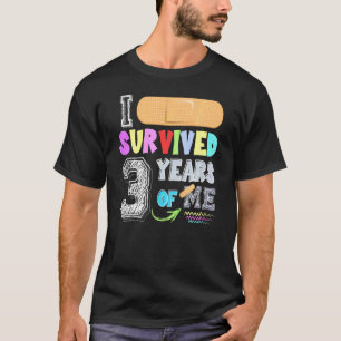 Kids I Survived 3 Years Of Me Scraps And Bruises C T-Shirt