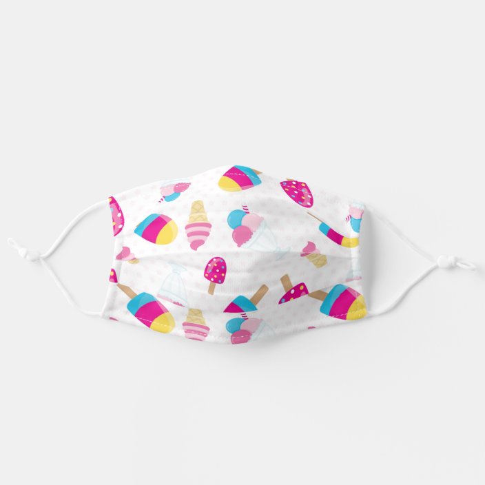 Kids Ice Cream Popsicles Ice Cream Cones Pattern Adult Cloth Face Mask Zazzle Com Kmc face mask helps to : zazzle