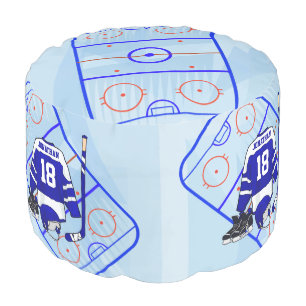 Kids Ice Hockey Bedroom and En Suite collection Pouf