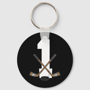 Kids Ice Hockey Kids Toddler Boys 1st Birthday Ice Keychain