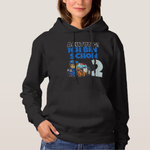 Kids Ich bin schon 2 Jahr alt! Achtung Polizei Pol Hoodie