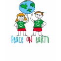 Kids Illustration Peace on Earth shirt