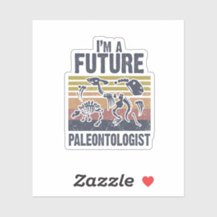 Kids I'm A Future Paleontologist Dinosaurs Sticker