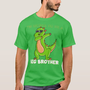 Kids Im going to be a Big Brother  Dabbing Dinosau T-Shirt