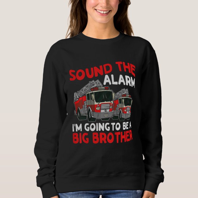 Kids I'm Going To Be A Big Brother Pregnancy Annou Sweatshirt (Front)