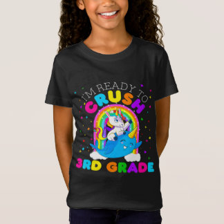 Kids I'm ready to Crush 3rd grade Unicorn T-Shirt