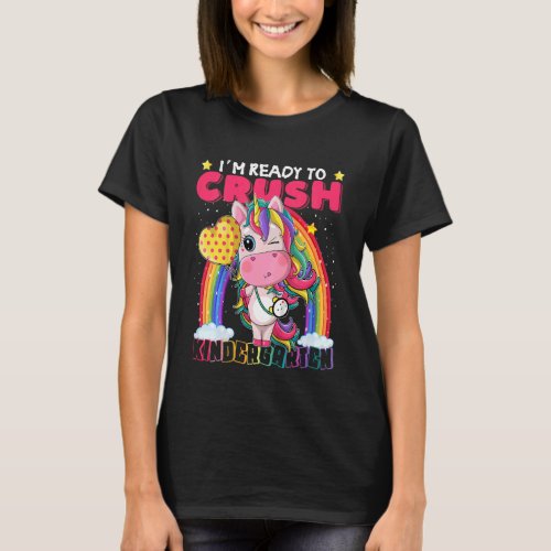 Kids Im Ready To Crush Kindergarten Girl Back To  T_Shirt