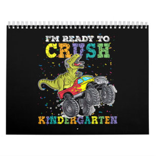 Kids I'm Ready To Crush Kindergarten Monster Truck Calendar