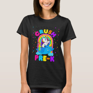 Kids I'm Ready To Crush Pre K Unicorn Ck To School T-Shirt