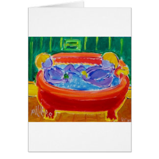 Kids in Bath Cards