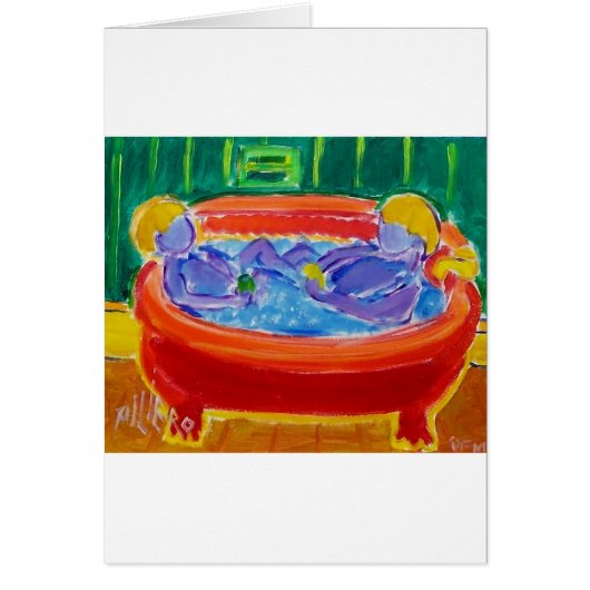 Kids in Bath Cards (Front)
