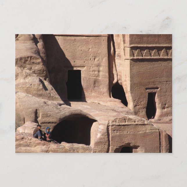 Kids in Petra Postcard (Front)